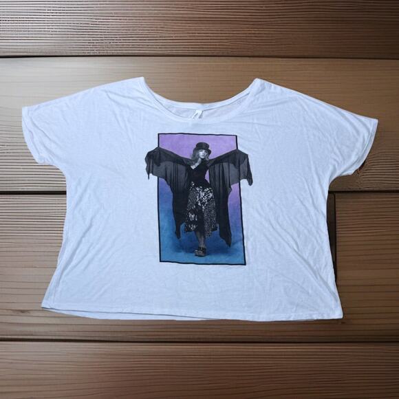 Stevie Nicks Tour 2022 Women’s T-Shirt Tee White Size X-Large Classic Rock Band - Picture 2 of 8